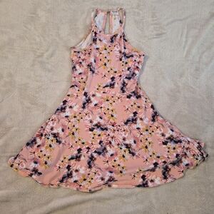 Mossimo Supply Co. Pink Floral Dress Medium.